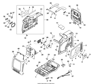 Part Location Diagram of 84005978 Briggs and Stratton Panel-Side